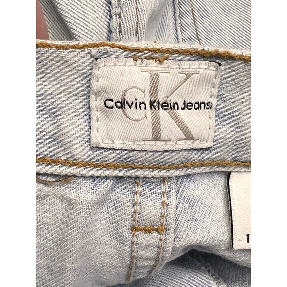 Vintage Calvin Klein Womens Jeans Classic Mom Fit 10 Light Enzyme Wash Denim - Picture 11 of 13